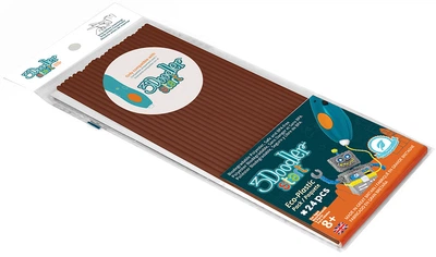 Zestaw uzupełniający do długopisu 3Doodler Start 3D Brown 24 szt. (3DS-ECO11-BROWN-24) (817005021424)