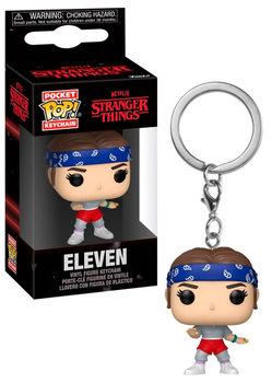 Фигурка-брелок Funko Pop Stranger Things Одиннадцать 4 см (0CE2369FD2D8)