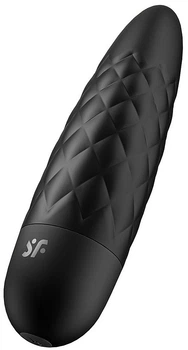 Віброкуля Satisfyer Ultra Power Bullet 5 Black 9.6 х 2.6 см Чорна (4061504007779)