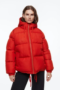Куртка демісезонна жіноча H&M 202474-4 L(175/104) помаранчевий (2000004785000)