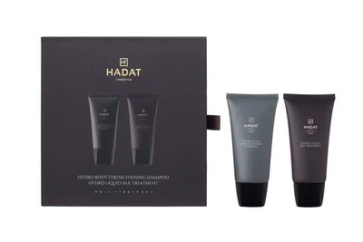 Подарочный набор для роста волос HADAT Hydro root strengthening shampoo + HADAT Hydro liquid silk treatment