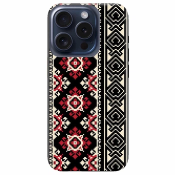 Чохол Apple iPhone 16 Pro Вишивка Metelyk силіконовий чорний