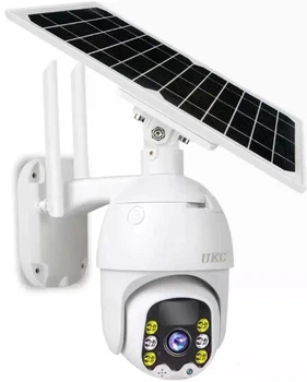 Поворотна вулична IP Solar камера PTZ відеоспостереження із сонячною панеллю