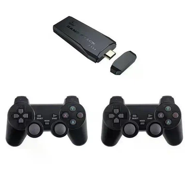 Ігрова ТВ-приставка M8 mini 4K на Android TV із вбудованим емулятором ретро-ігор та джойстиками