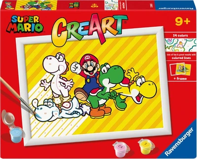 Malowanie po numerach Ravensburger CreArt Super Mario 23888 (4005556238880)