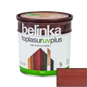 Лазурь для дерева Belinka Toplasur UV Plus 18 красная 0.75л