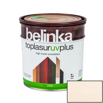 Лазурь для дерева Belinka Toplasur UV Plus 11 белая 0.75л