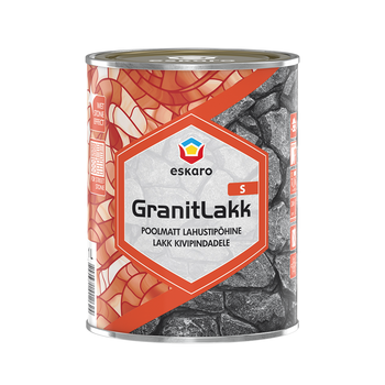 Лак для камня Eskaro Granit Lakk S полуматовый 1л