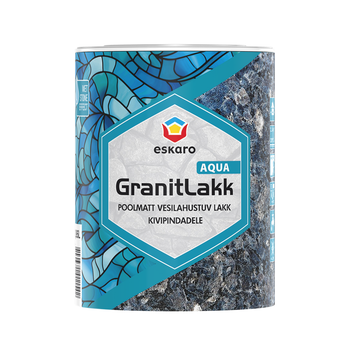 Акриловый лак для камня Eskaro Granit Lakk Aqua полуматовый 0.95л