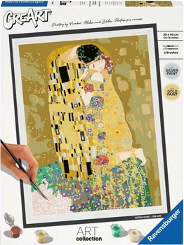 Malowanie po numerach Ravensburger CreArt Art Collection The Kiss Klimt 23648 (4005556236480)