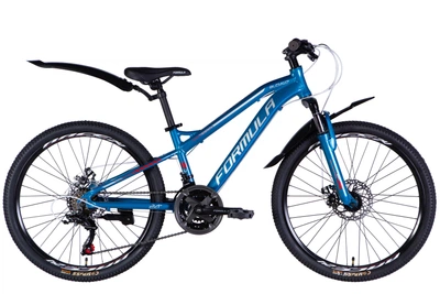 Велосипед Formula AL 24" BLACKWOOD AM DD FR 12.5" 2026 Синий (OPS-FR-24-442)