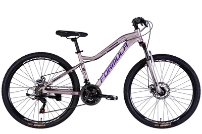 Велосипед Formula AL 26" ALPINA AM DD FR 15" 2026 Серебристо-фиолетовый (OPS-FR-26-806)
