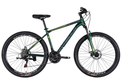 Велосипед Formula AL 27.5" MOTION AM DD FR 18" 2026 Зеленый (OPS-FR-27.5-303)