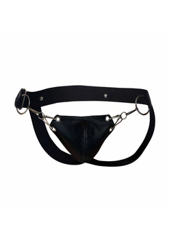Мужские трусики джоки Dngeon Snap Jockstrap One size Черный