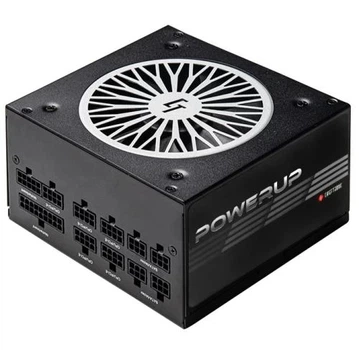 Блок живлення 850 Вт, Chieftec PowerUP, Black, модульний, 80+ Gold, Active PFC, 120 мм, 3xMolex / 9xSATA / 6x6+2-pin / 2x4+4-pin / 1x20+4-pin, захист AFC/OCP/OPP/OTP/OVP/SCP/SIP/UVP, ATX 12V 2.53 (GPX-850FC)