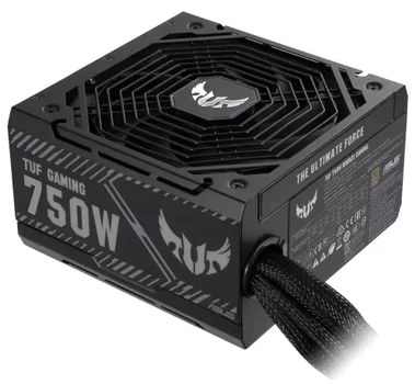 Блок живлення 750 Вт, Asus TUF Gaming, Black (TUF-GAMING-750B)