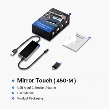Ottocast Mirror Touch 450-M — адаптер зеркалирования экрана и управления смартфоном через мультимедиа авто