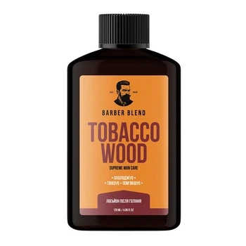 Освіжальний лосьйон після гоління Barber Blend Tobacco Wood 120 мл