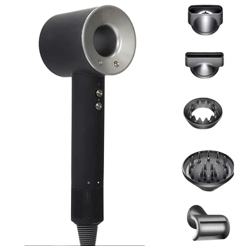 Фен 5-в-1 Magic Hair Supersonic Premium Black/Nickel LOW Hairdryer2black LOW Hairdryer2black