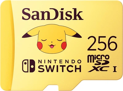 Карта пам'яті SanDisk Pokémon Nintendo Switch microSDXC 256GB UHS-I V30 (SDSQXAO-256G-GN6ZK)