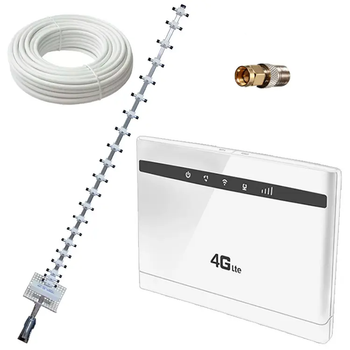 4G Wi-Fi комплект "Интернет в поле" (4G WiFi роутер CP100-3 + Антенна стрела 4G 21Дб)