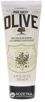 Молочко для тела Korres Pure Greek Olive с оливковым цветом 200 мл (5203069063732)