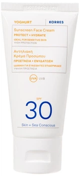 Солнцезащитный крем для лица Korres SPF 30 с йогуртом 50 мл (5203069126437)