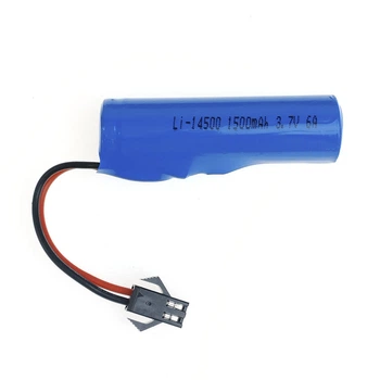 Аккумулятор для игрушек на радиоуправлении 14500/1500mAh 3,7V 2p (запасная, дополнительная, сменная батарея АКБ