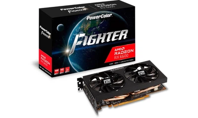 Видеокарта PowerColor Radeon RX 6600 Fighter (AXRX 6600 8GBD6-3DH)
