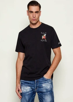 Мужская чёрная футболка MC2 SAINT BARTH XXL (ARN000403094I-L)