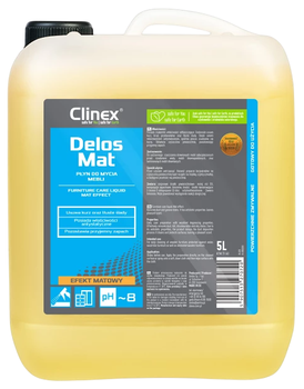 Засіб для догляду за меблями Clinex Delos Mat 5 л (5907513270720)