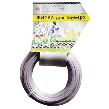 Жилка для триммера "КРУГ" Ø= 2,4 мм, l= 15 м VIROK (10V025)