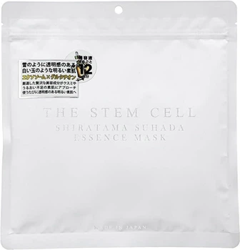 Тканевая маска со стволовыми клетками и экзосомами Kor Japan Shiratama Suhada Essence Mask 30 шт (4571365223558)