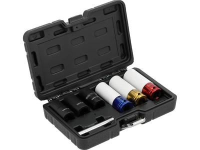 Zestaw nasadek udarowych Yato YT-10559 z wykrętkami do felg aluminiowych 7 elementów (5906083121906)