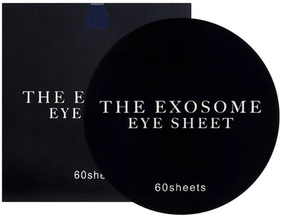 Зволожуючі патчі під очі KOR JAPAN The Exosome Eye Sheet Black з екзосомами 60 шт (4571365222711)