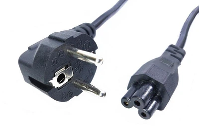 AC силовий кабель 100-240v C5/C6 3pin (2.5A) (1.2m) (B class) 1 день гар. 4686724