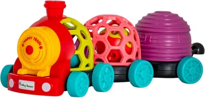 Набор игрушек музыкальный Baby Team Забавные вагончики (8672_паровозик)