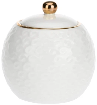 Cukiernica La Porcellana Bianca Momenti Oro z pokrywką 270 ml (8027549100789)