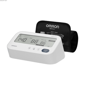 Тонометр автоматический плечевой OMRON M3 Comfort AFib с манжетой Intelli Wrap 22–42 см — измеритель АД и пульса, индикатор AFib, память 2×60