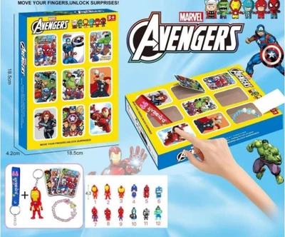 Дитячий адвент-календар для дітей, хлопчика Супер герої Месники Avengers Marvel подарунковий набір іграшок, іграшки фігурки брелки