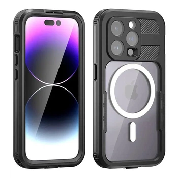 Захищений чохол Shellbox M Waterproof Case Black для iPhone 14 Pro Max