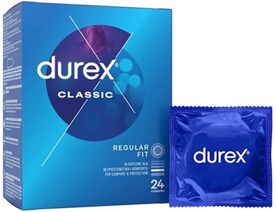 Презервативи класичні Durex Classic Regular fit 24 штук