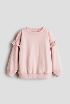 Світшот на дівчинку утеплень декорувань H&M 98-104 см рожевий