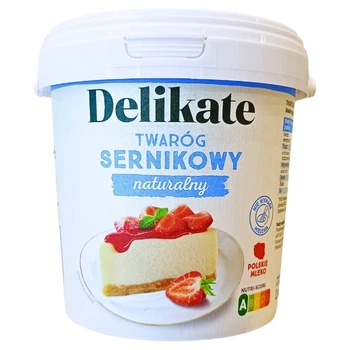 Сир Delikate Twarog Sernikowy натуральний 1 кг