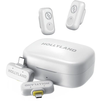 Микрофонная радиосистема Hollyland Lark A1 Combo (Ivory White)