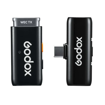 Беспроводной микрофон Godox WES2 Kit1 USB-C с интеллектуальным шумоподавлением для блоггера и TikTok