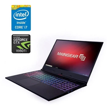 Игровой ноутбук Maingear Vector MG-VCTR001 / 15.6" (1920x1080) IPS / Intel Core i7-9750H (6 (12) ядер по 2.6 - 4.5 GHz) / 32 GB DDR4 / 480 GB SSD / nVidia GeForce GTX 1660 Ti, 6 GB GDDR6, 192-bit / WebCam б/у