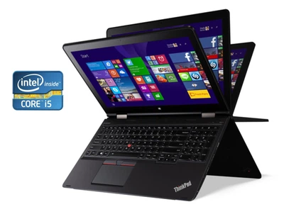 Ноутбук-трансформер Б-класс Lenovo ThinkPad S5 Yoga 15 / 15.6" (1920x1080) IPS Touch / Intel Core i5-5200U (2 (4) ядра по 2.2 - 2.7 GHz) / 8 GB DDR3 / 256 GB SSD / Intel HD Graphics 5500 / WebCam б/у