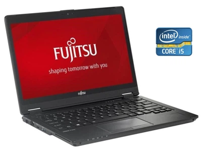 Нетбук-трансформер Fujitsu LifeBook P727 / 12.5" (1366x768) TN / Intel Core i5-7300U (2 (4) ядра по 2.6 - 3.5 GHz) / 8 GB DDR4 / 240 GB SSD / Intel HD Graphics 620 / WebCam б/у