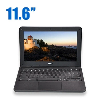 Нетбук Dell Latitude 3180 / 11.6" TN / Celeron N3350 (2 ядра по 1.1-2.4GHz) / 4GB DDR3 / 120GB SSD / HD Graphics 500 / WebCam б/в